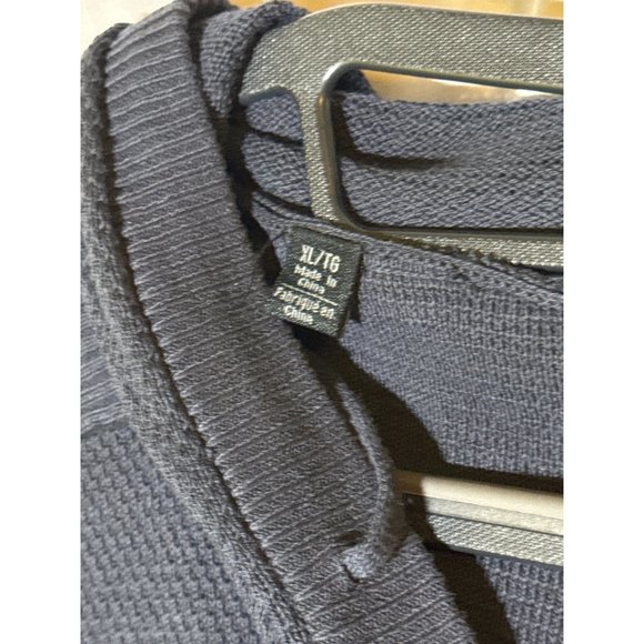 Buffalo David Bitton Men's Long-Sleeve Hoodie Sweater, Midnight Blue, XL, NWT - Picture 5 of 6